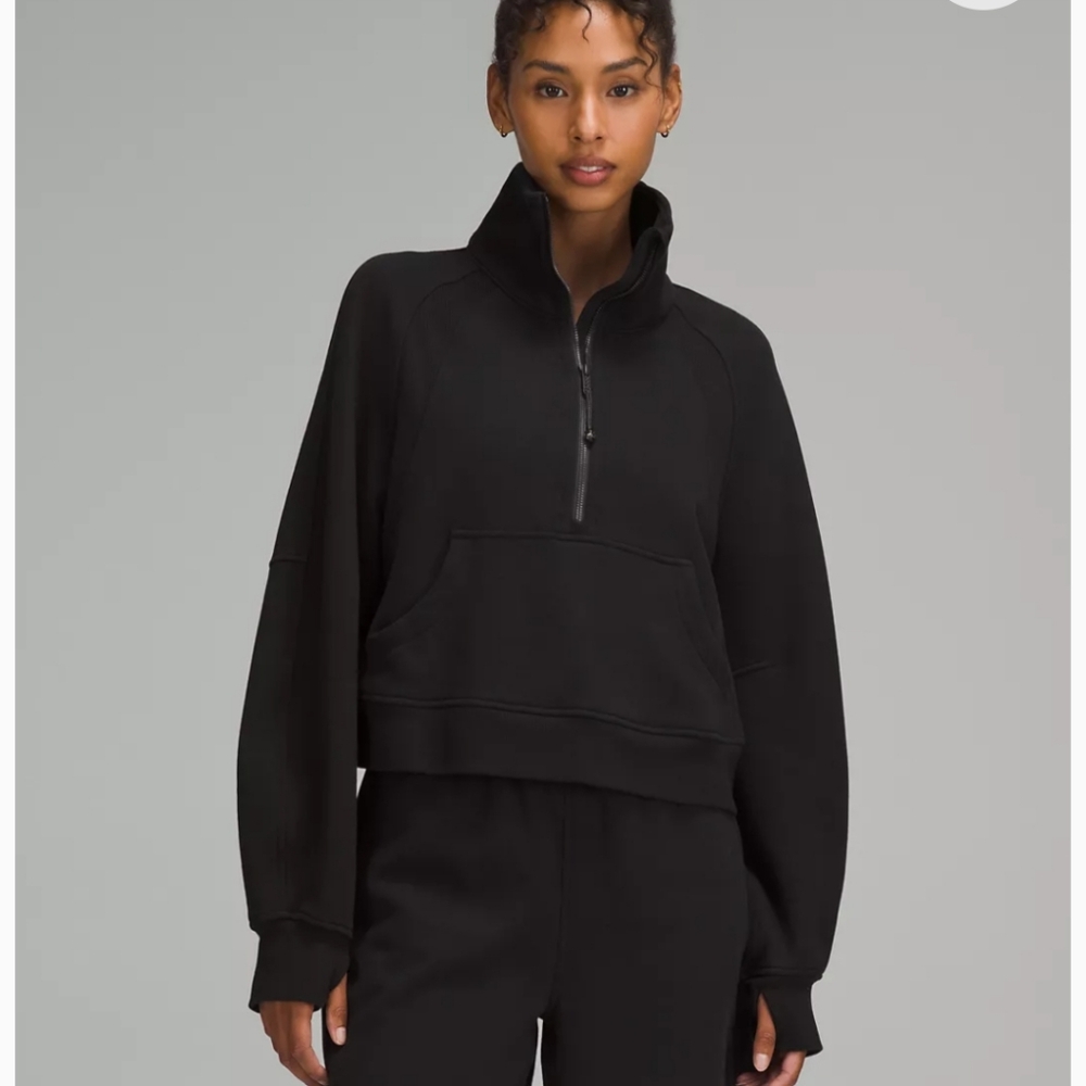 Lululemon Scuba Funnel Half Zip Collar
